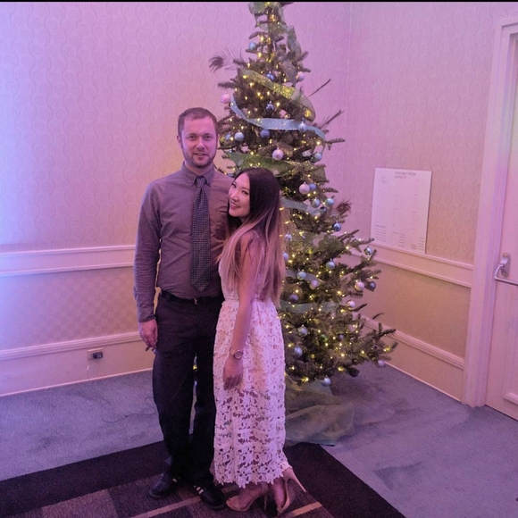 Gorgeous White Floral Overlay Dress - Picture 3 of 4
